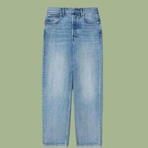 Everlane high waisted blue denim